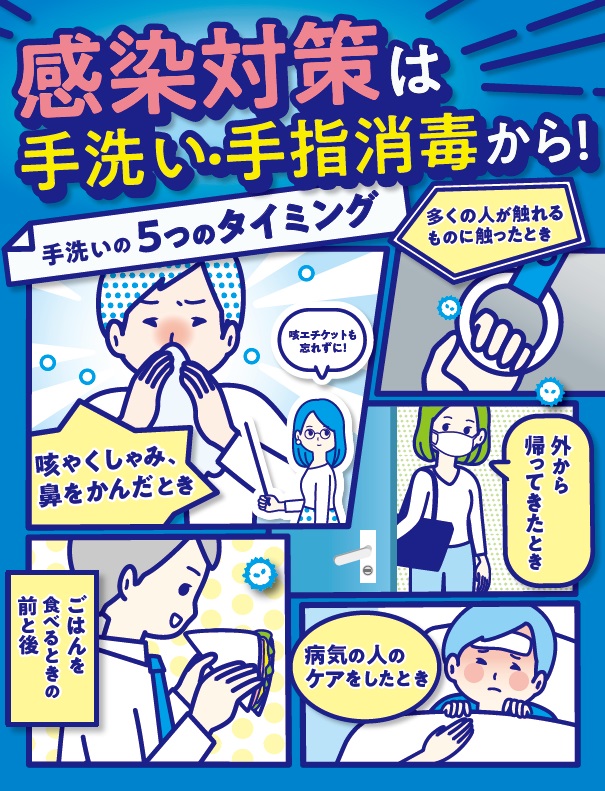 2020年度版　感染対策は手洗い・手指消毒から