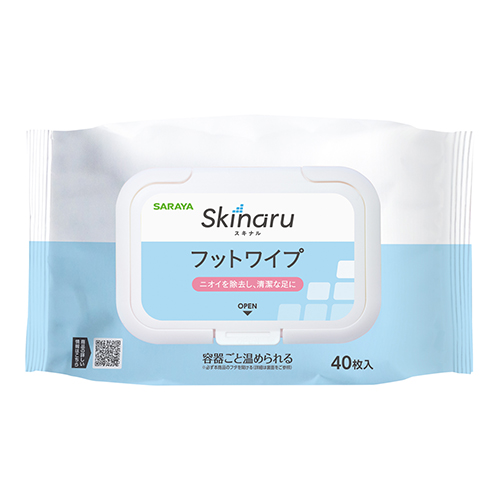 スキナル フットワイプ40枚ピロー型