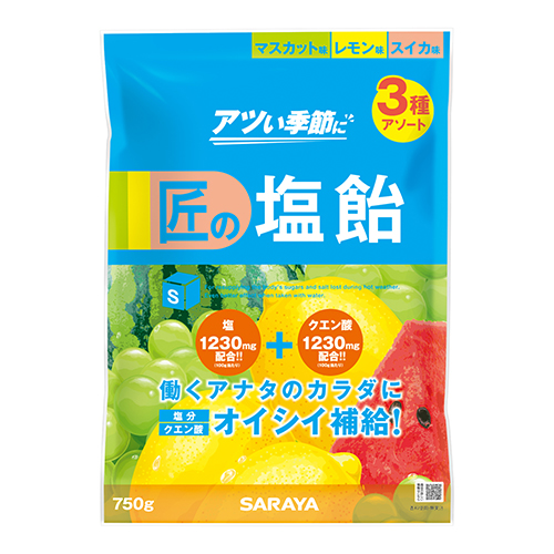 匠の塩飴 3種アソート 750g