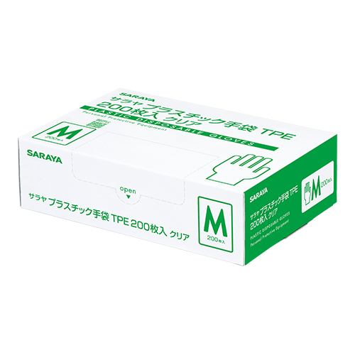 プラスチック手袋TPE 200枚入 Mサイズ