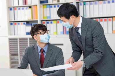 会社で取り組むインフルエンザの予防方法