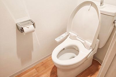 清潔なトイレは感染リスクを下げます！